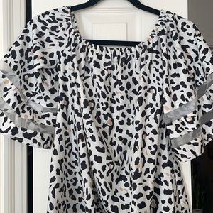 Animal Print Blouse